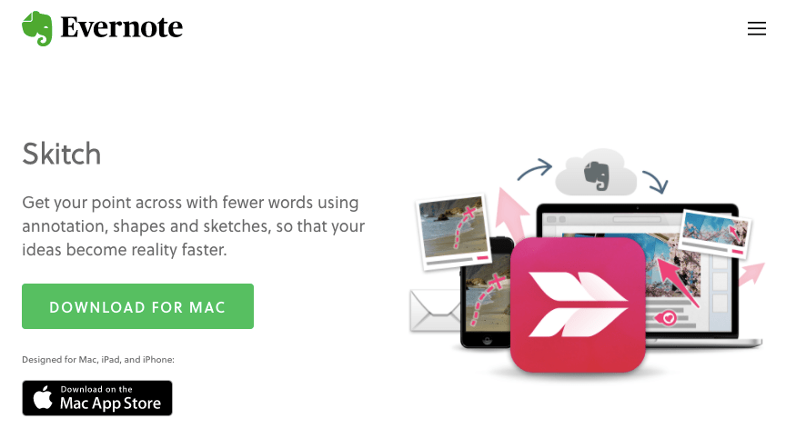 skitch homepage