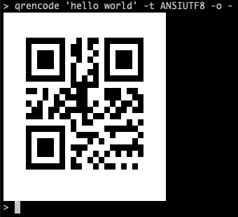 qrencode example